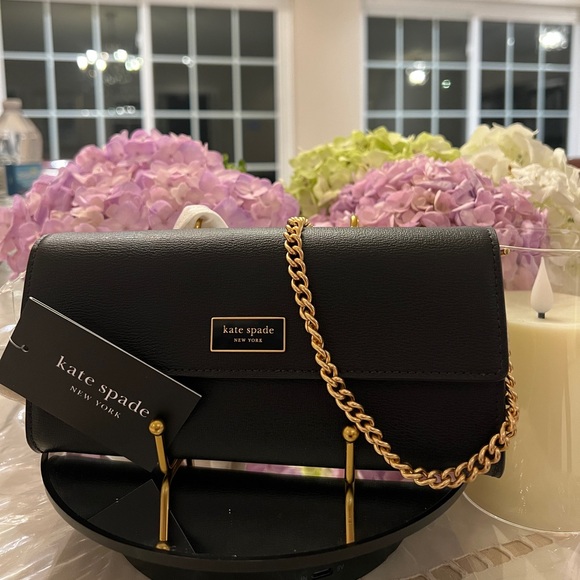 kate spade Handbags - Kate Spade New York ~ Katy Flap Continental Wallet with Crossbody Chain - NWT